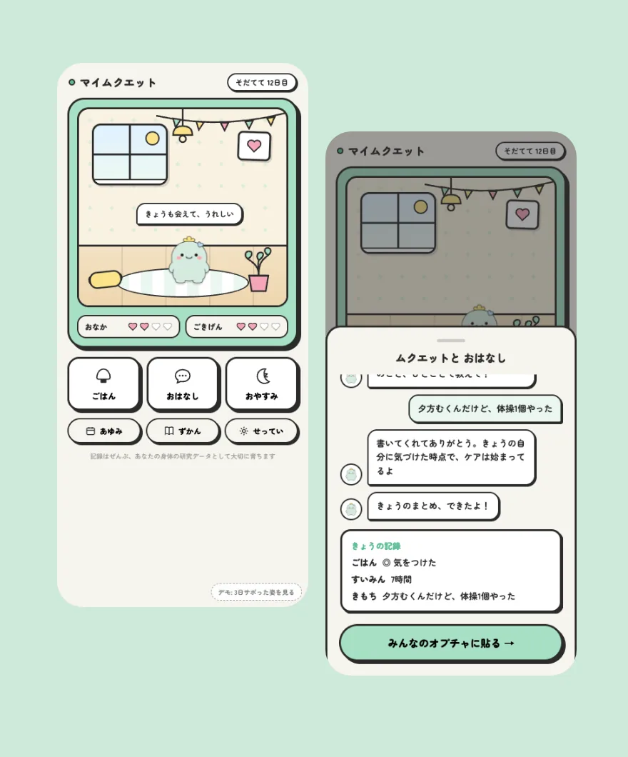 ムクエットの制作物